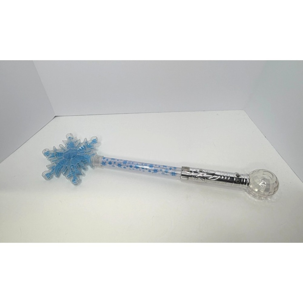Disney on Ice Frozen Elsa Snowflake Light Up 3 Modes Wand 20"